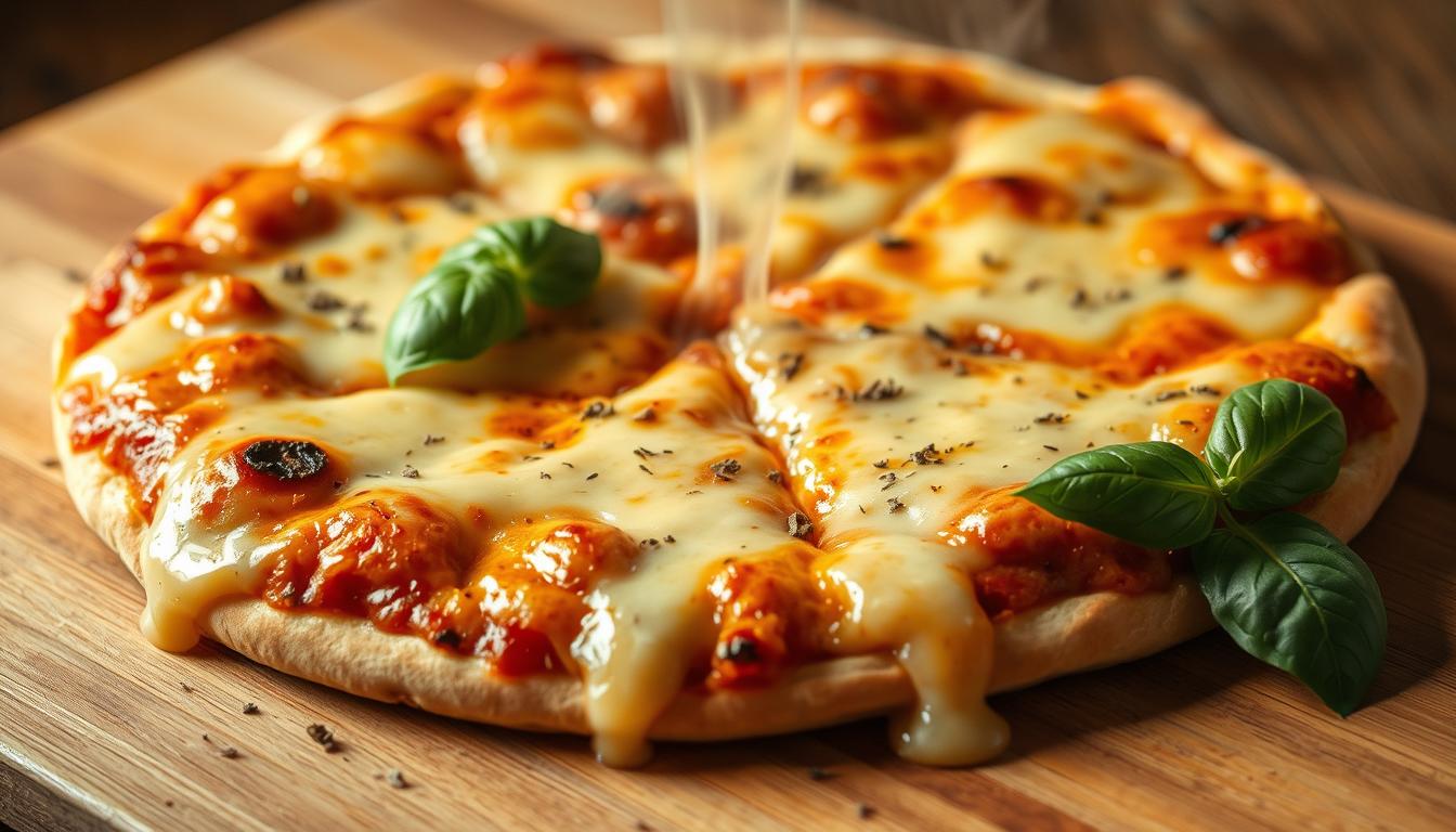 pizza with cheese