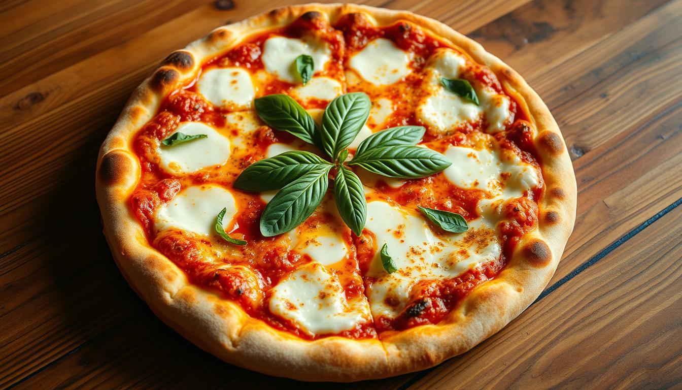 pizza with cheese