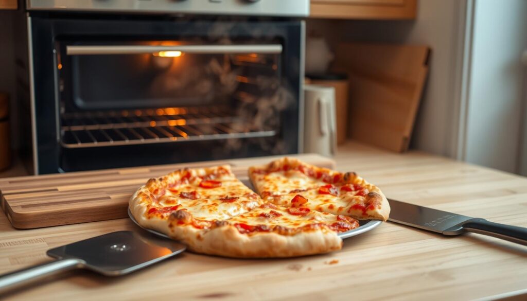 reheating pizza