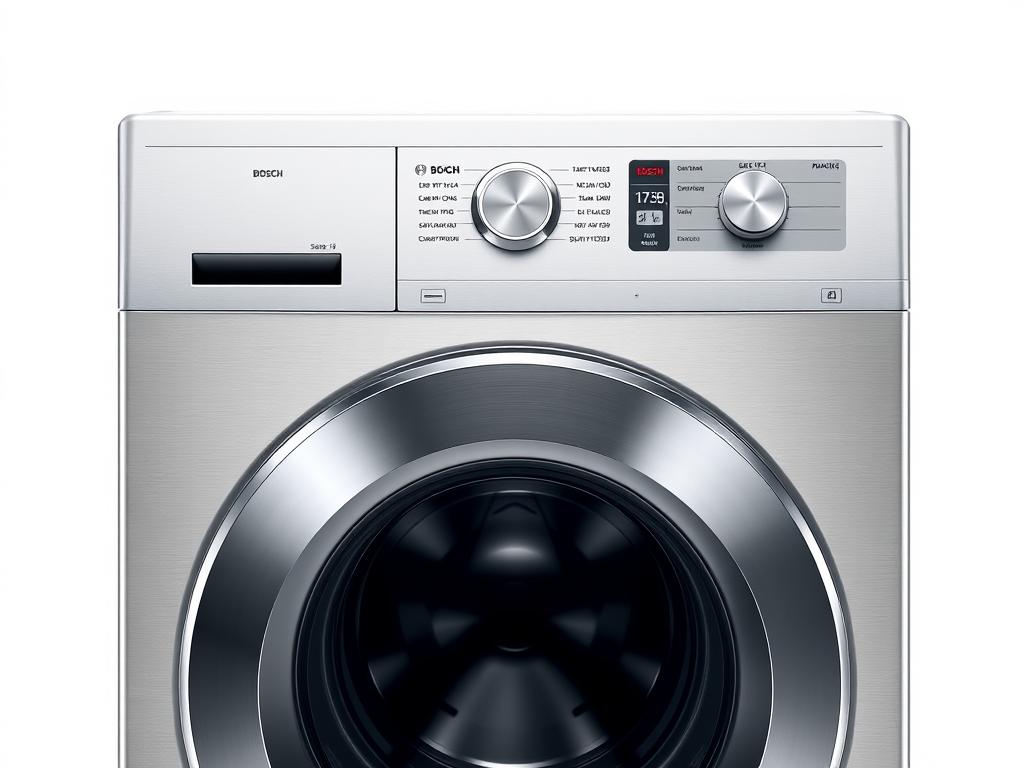 Bosch Series 9 EcoSilence washing machine with premium design and quiet operation Bosch Series 9 EcoSilence washing machine with premium design and quiet operation