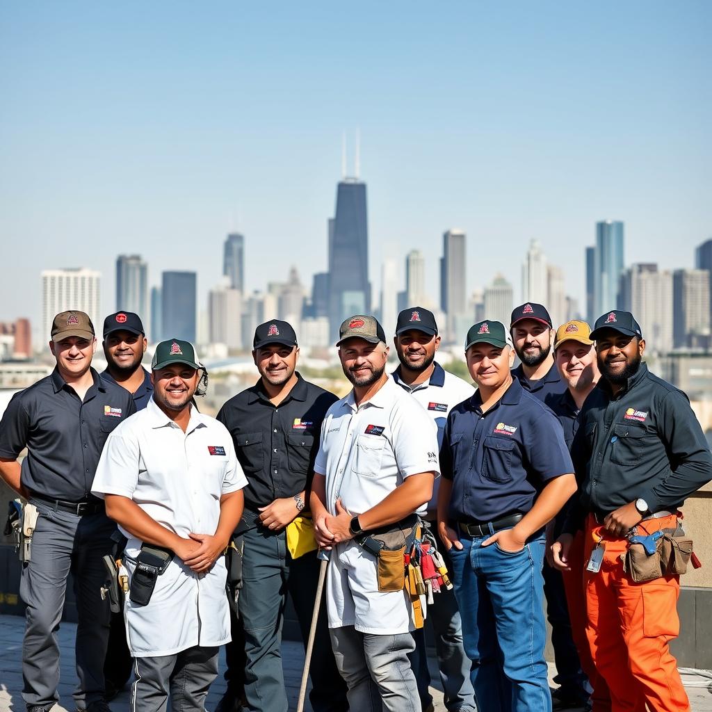 Chicago roofing crew with years of experience Chicago roofing crew with years of experience