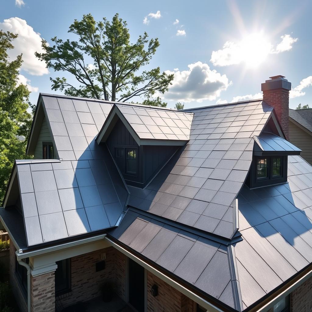 Chicago summer roofing showing heat-resistant materials Chicago summer roofing showing heat-resistant materials