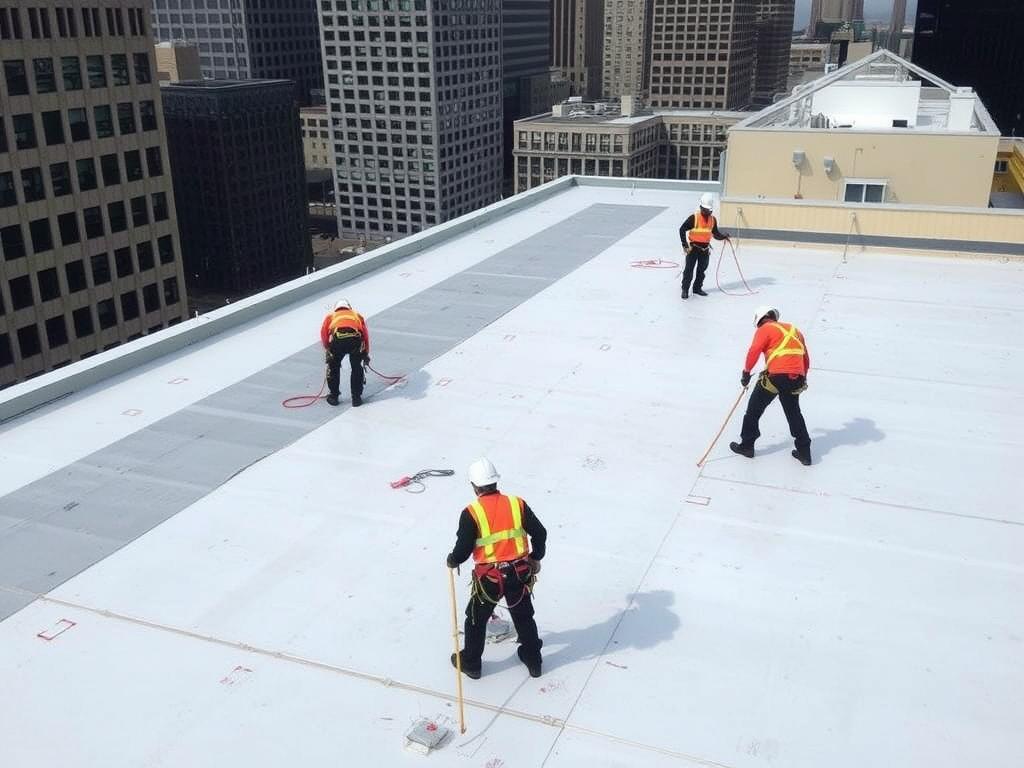 Commercial roofing Chicago services for flat roofs Commercial roofing Chicago services for flat roofs