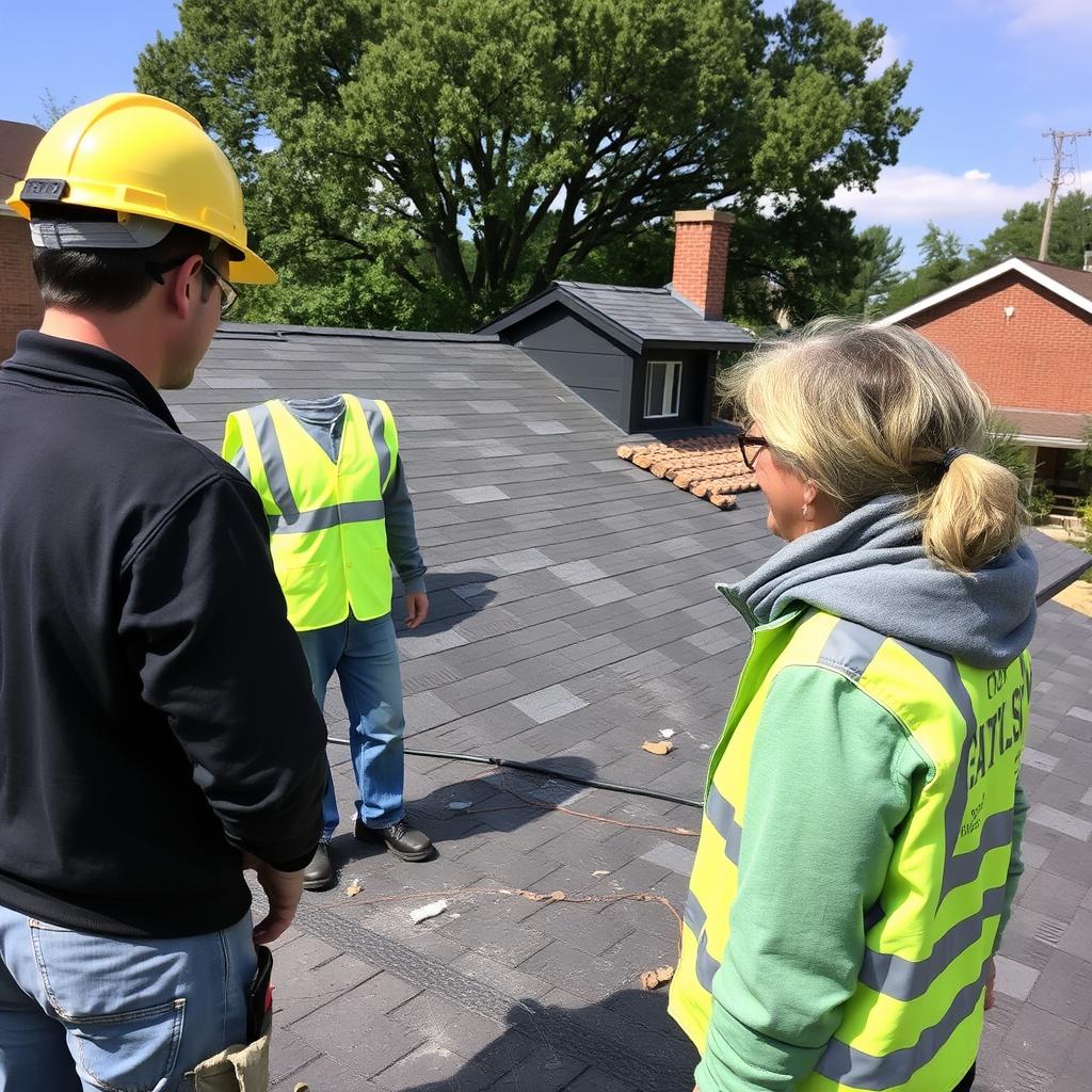 Final roof inspection and cleanup in Chicago Final roof inspection and cleanup in Chicago