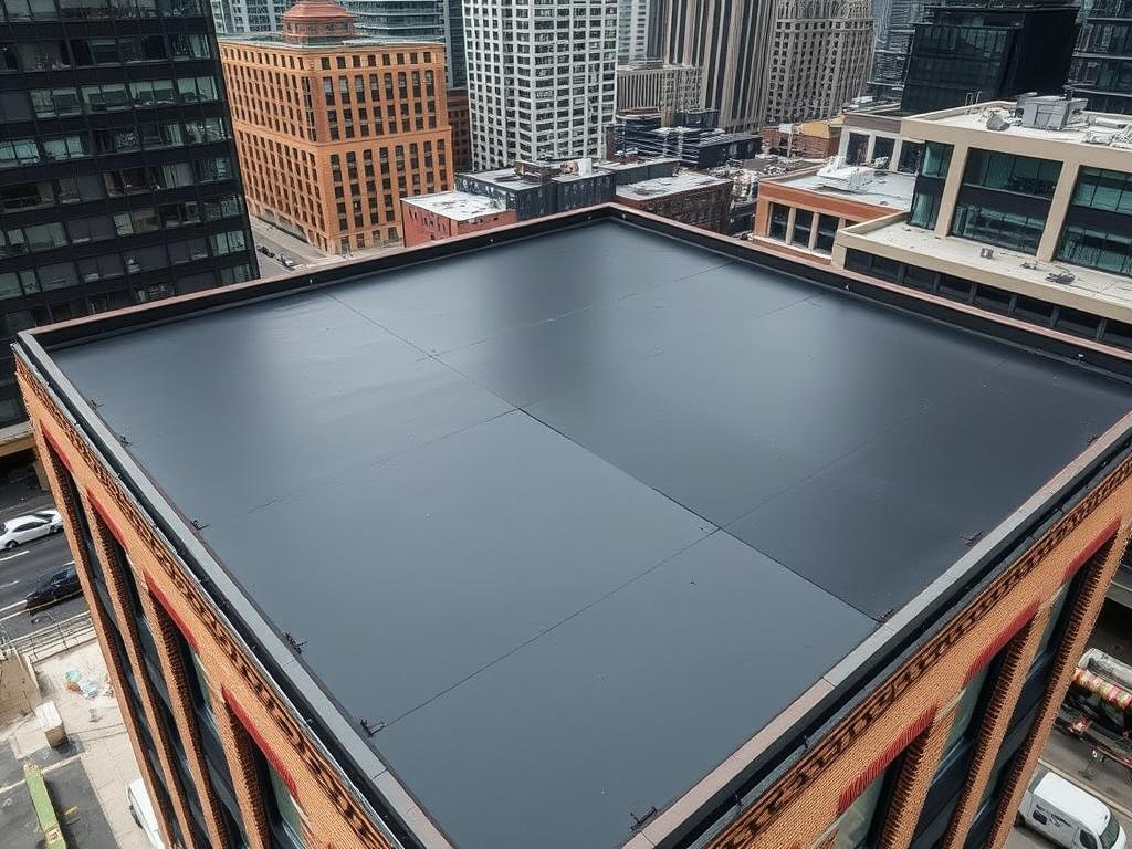 Flat roofing systems for Chicago commercial buildings Flat roofing systems for Chicago commercial buildings