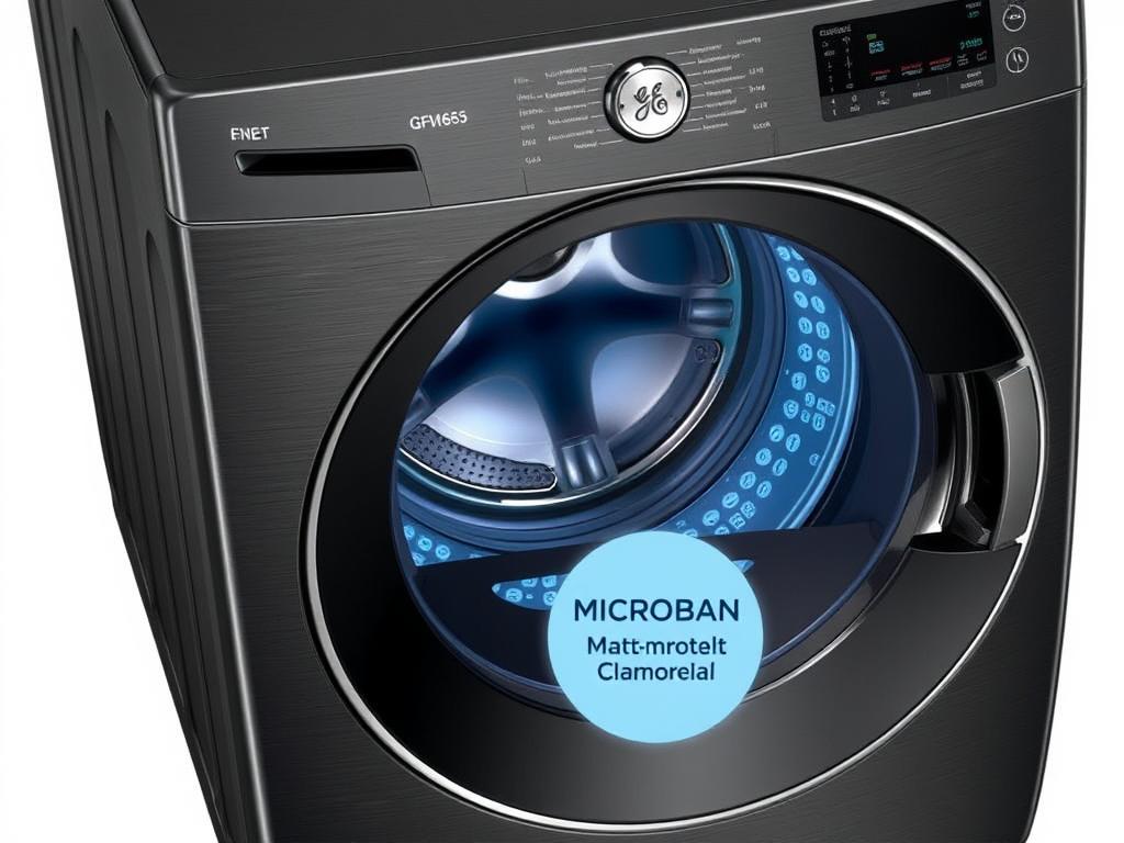 GE GFW655 front-load washing machine with UltraFresh Vent System GE GFW655 front-load washing machine with UltraFresh Vent System
