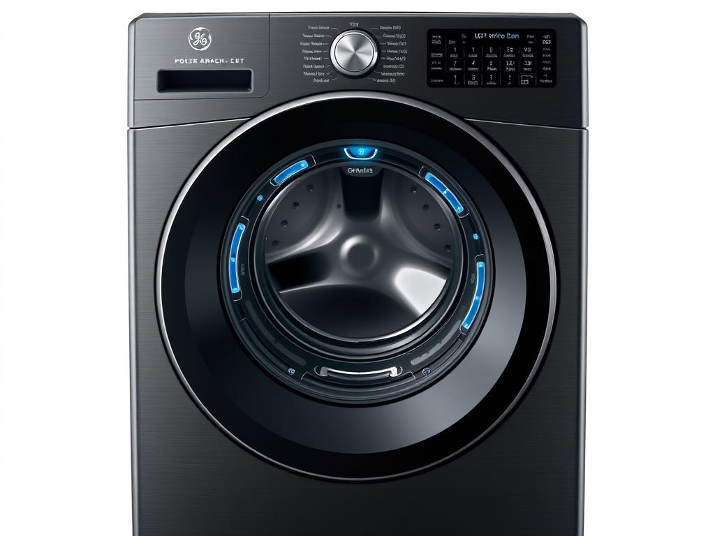GE GFW655 front-loading washing machine with UltraFresh vent system and Microban antimicrobial technology GE GFW655 front-loading washing machine with UltraFresh vent system and Microban antimicrobial technology