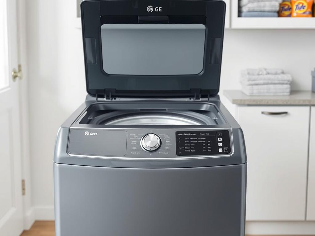 GE GTW840CPNDG top-loading washing machine with SmartDispense Technology GE GTW840CPNDG top-loading washing machine with SmartDispense Technology