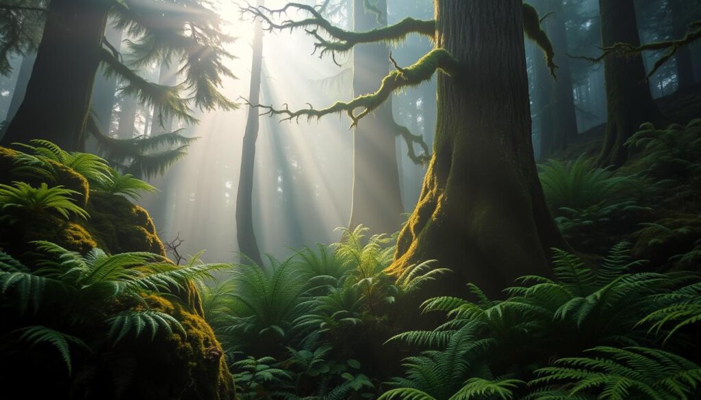 Hoh Rainforest in Olympic National Park, one of America's most stunning national parks Hoh Rainforest in Olympic National Park, one of America's most stunning national parks