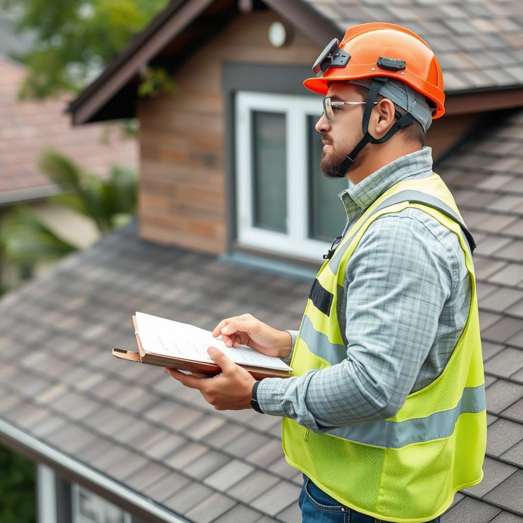 Initial roof inspection in Chicago Initial roof inspection in Chicago