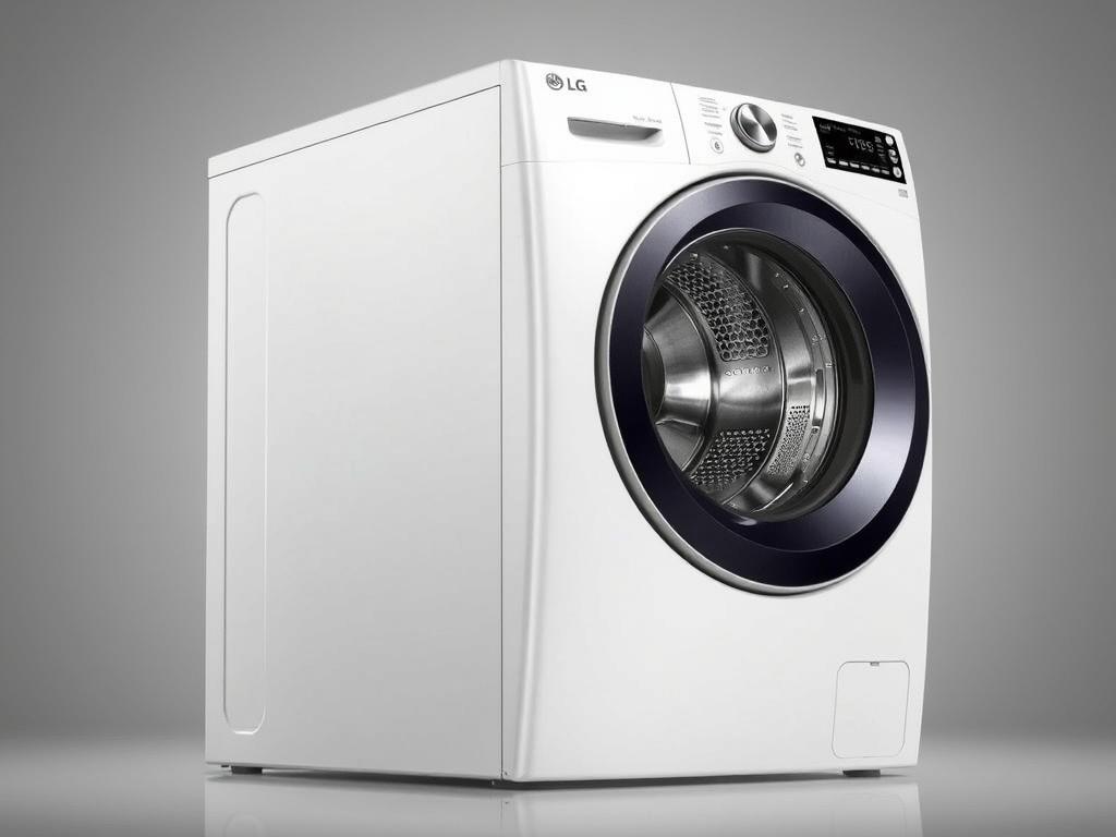 LG WM4000H front-load washing machine with door open showing the drum LG WM4000H front-load washing machine with door open showing the drum