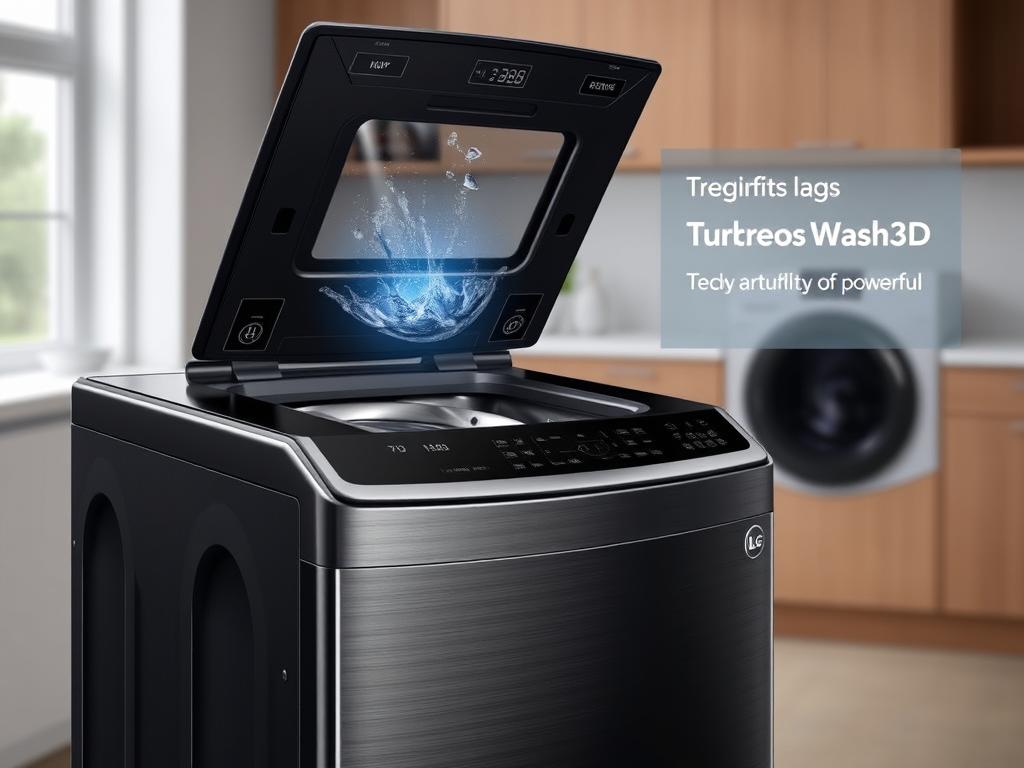 LG WT7900HBA top-loading washing machine with TurboWash3D technology LG WT7900HBA top-loading washing machine with TurboWash3D technology