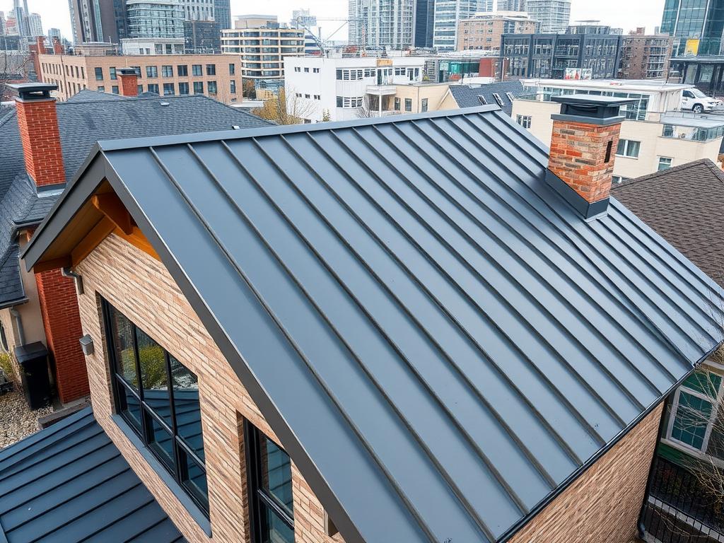 Metal roofing installation in Chicago Metal roofing installation in Chicago
