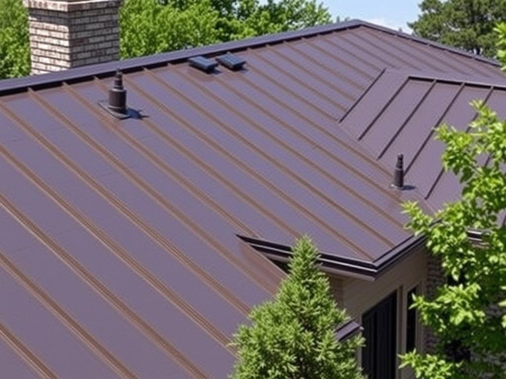 Metal roofing installation on Chicago home Metal roofing installation on Chicago home