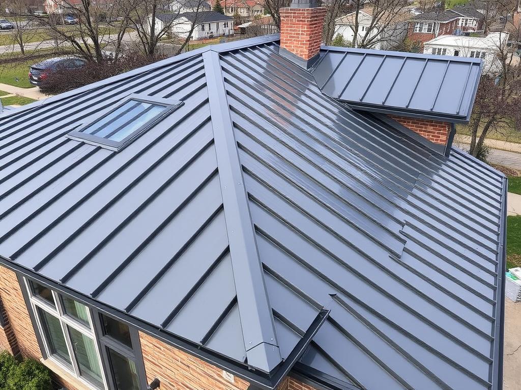Metal roofing installation on a Chicago property, durable option for roofing in Chicago Metal roofing installation on a Chicago property, durable option for roofing in Chicago