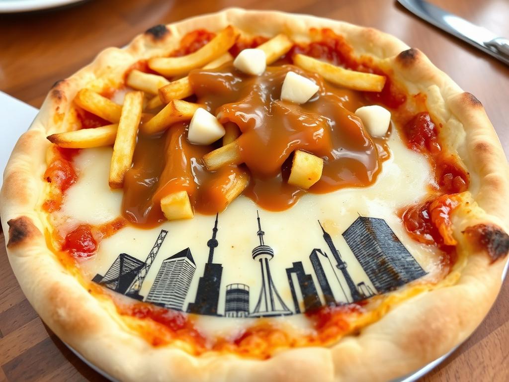 Pizza Poutine - inovação de Pizza em Toronto Pizza Poutine - inovação de Pizza em Toronto