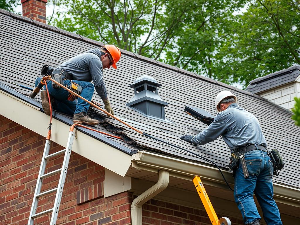 Preventative roof maintenance on Chicago building Preventative roof maintenance on Chicago building