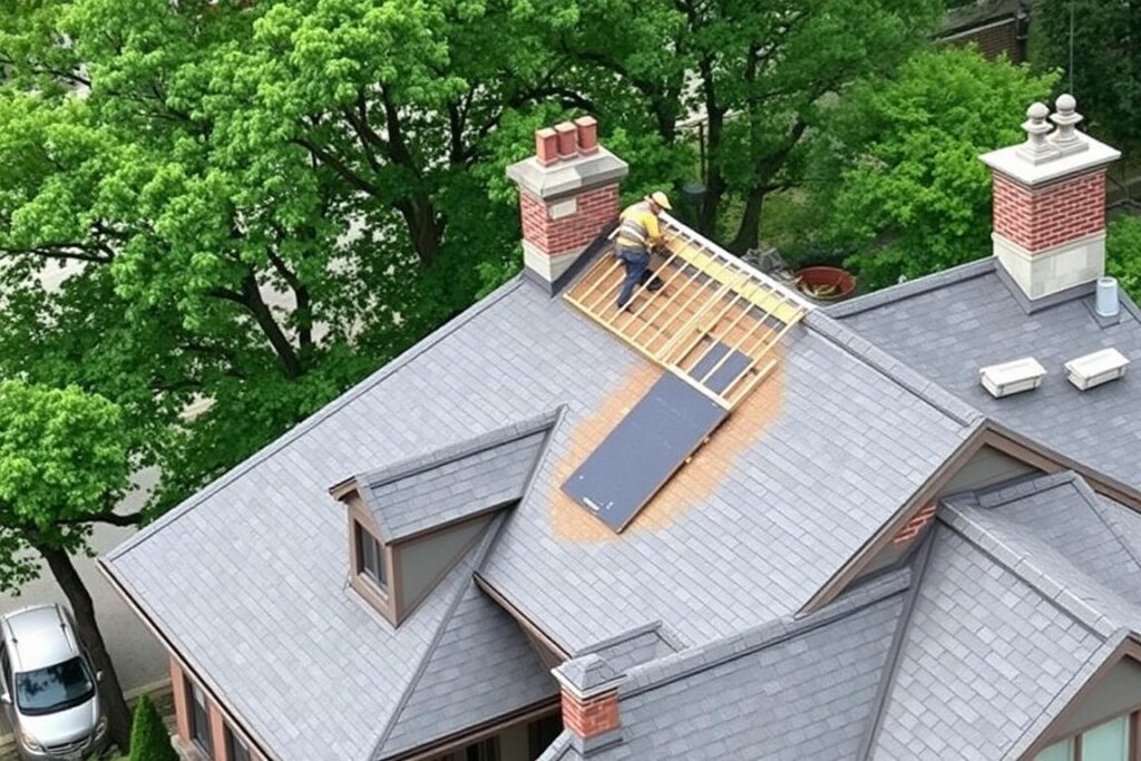 Residential roofing in Lincoln Park, Chicago Residential roofing in Lincoln Park, Chicago