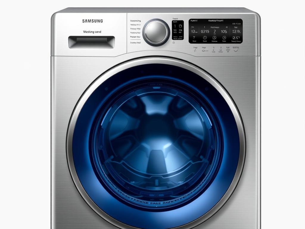 Samsung WF53BB8700AT front-loading washing machine with AI control panel - featured in top 10 washing machines in 2025 Samsung WF53BB8700AT front-loading washing machine with AI control panel - featured in top 10 washing machines in 2025