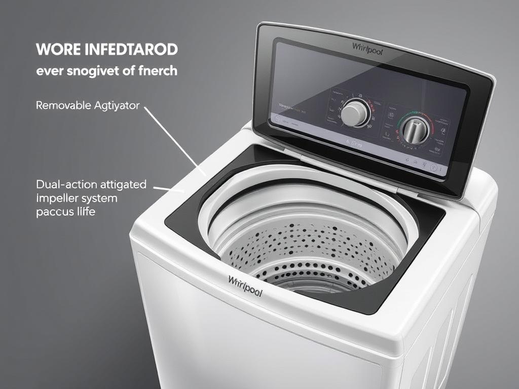 Whirlpool WTW8127LC top-loading washing machine with removable agitator - featured in top 10 washing machines in 2025 Whirlpool WTW8127LC top-loading washing machine with removable agitator - featured in top 10 washing machines in 2025
