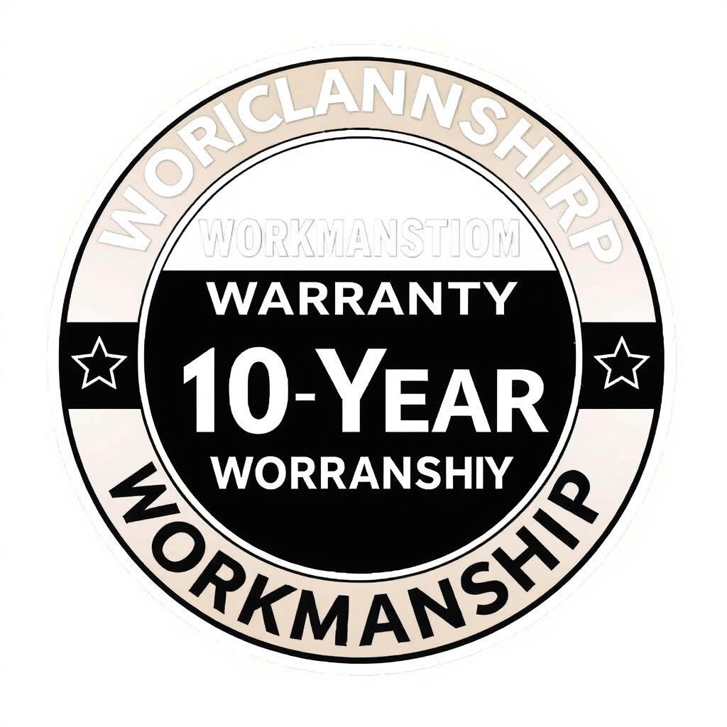Workmanship warranty badge for Chicago roofing Workmanship warranty badge for Chicago roofing