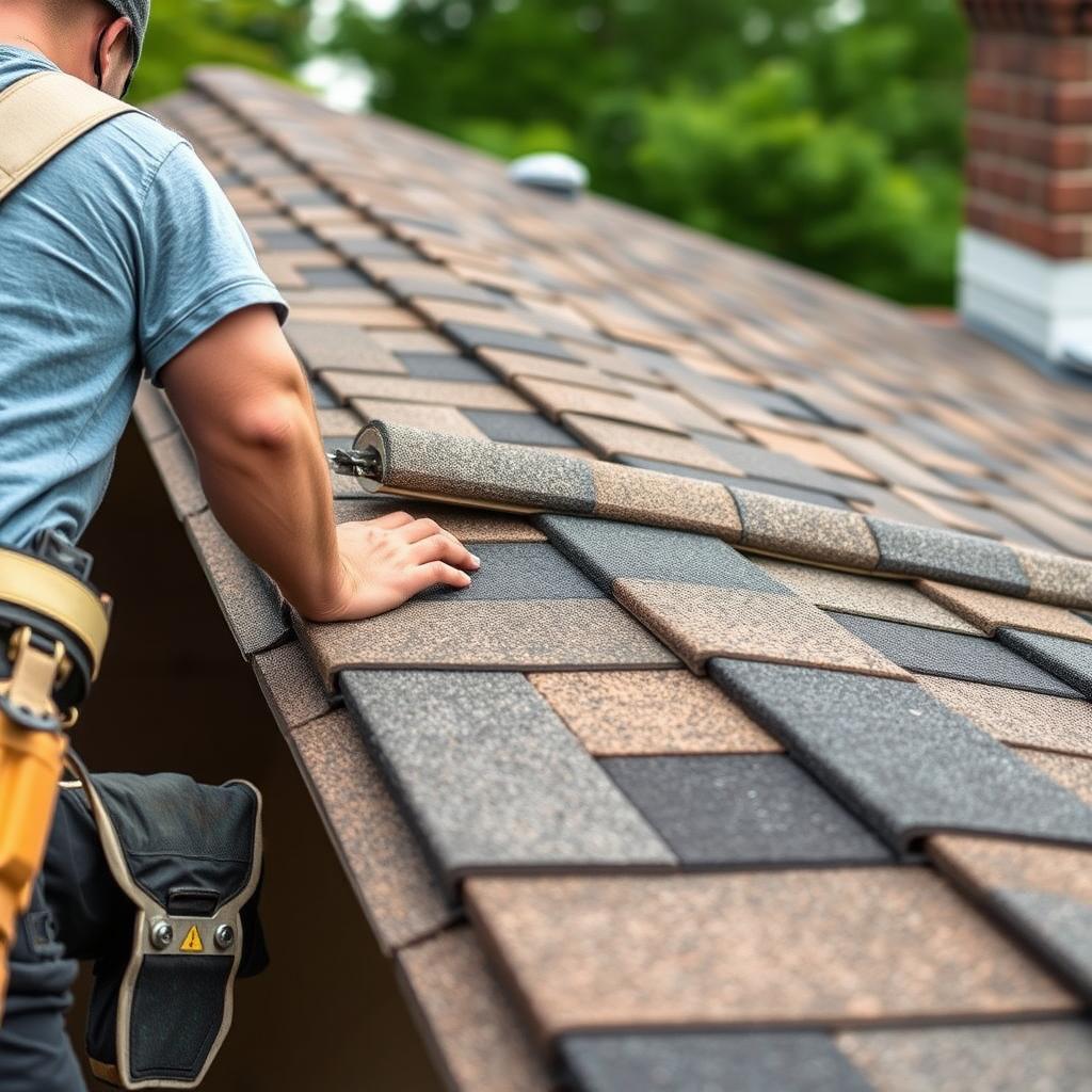 Chicago roofing crew installing high-quality materials Chicago roofing crew installing high-quality materials