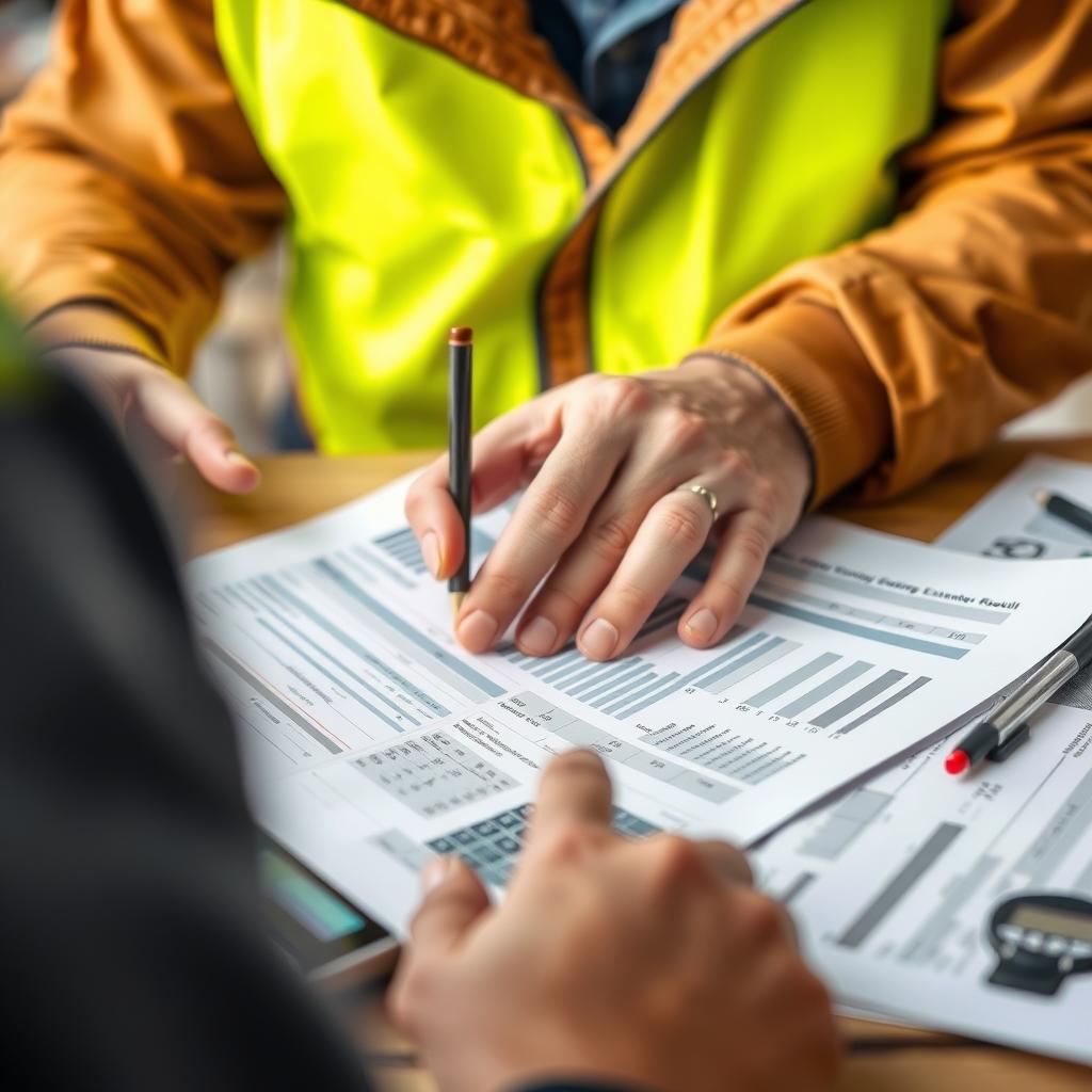 Detailed roofing estimate being prepared for Sacramento home