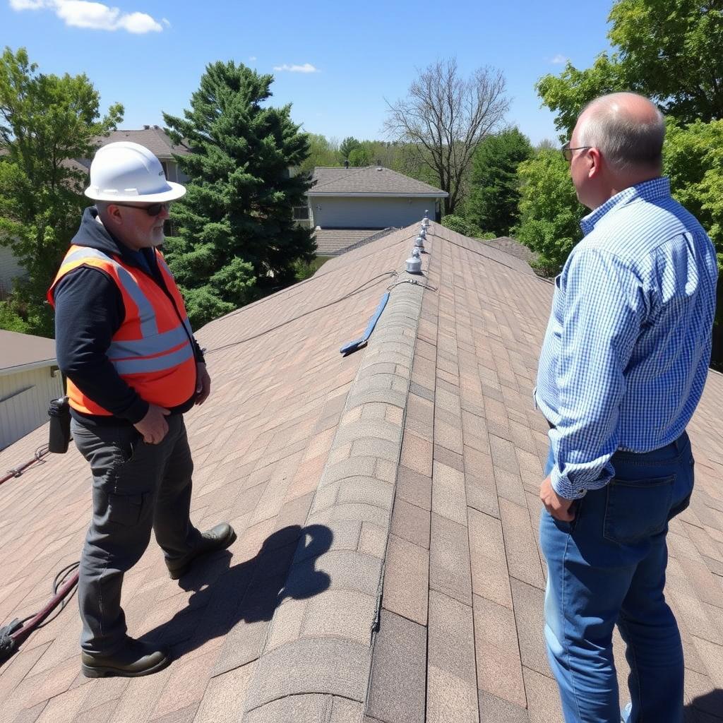 Final roof inspection in Chicago Final roof inspection in Chicago