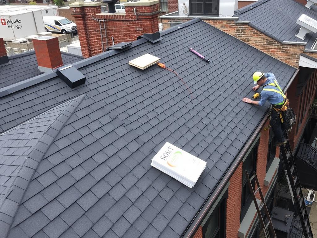 New roof installation in New York with professional roofers