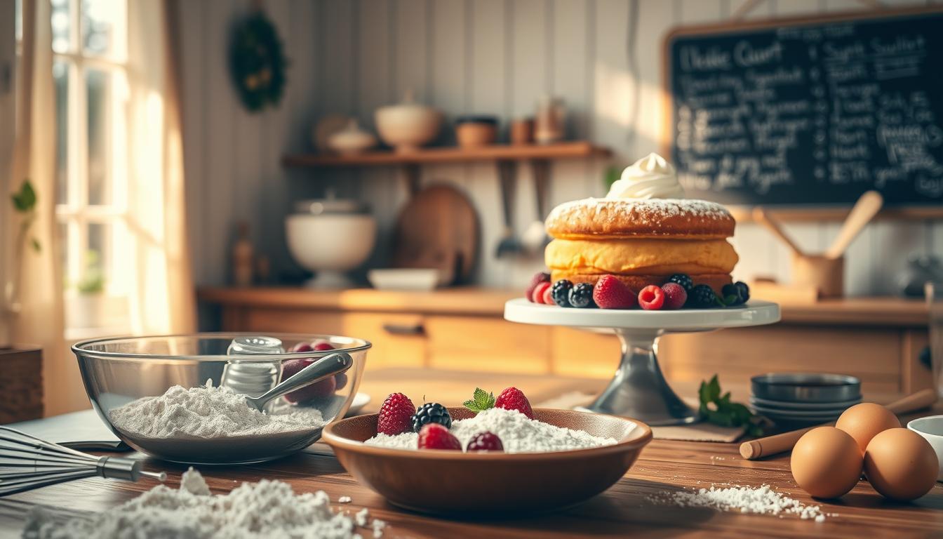 cooking cake