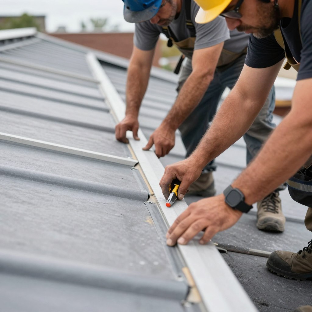 Chicago roofing crew demonstrating attention to detail